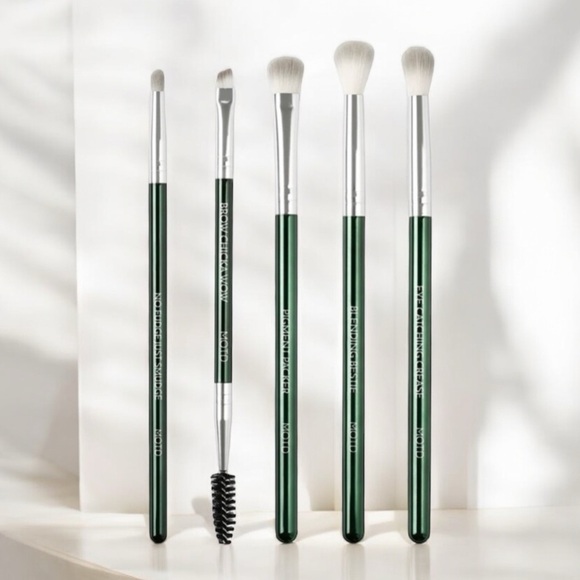 MOTD Starter Eye Brush Set - Green 5pc - Picture 1 of 5